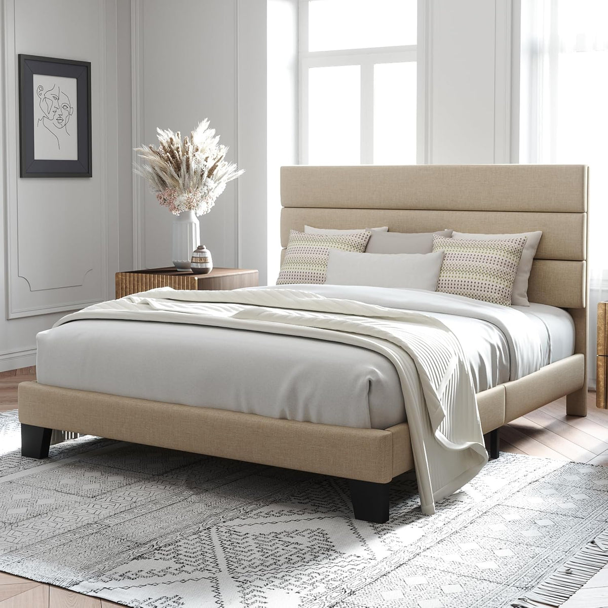 Parure de lit 7 pièces réversible pour grand lit, toutes saisons, ultra douce, avec couette grise, drap plat, drap-housse, taies d'oreiller, couvre-oreillers, gris foncé